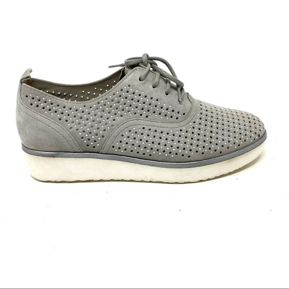 Gabor Shoes - Gabor 61.453.19 fashion perforated derby grey